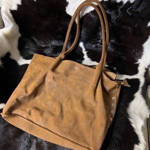 Hammitt Oliver Tan Saddle Work School Purse Bag